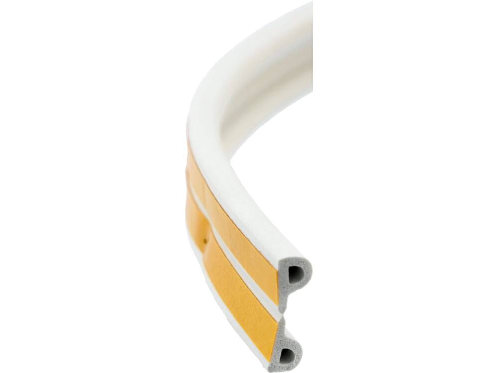 Lipni sandarinimo juosta langams, durims 100m, P-profilis, balta (76756)