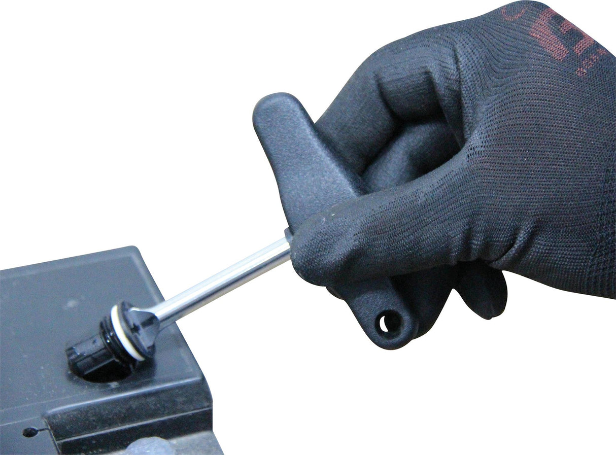 Akumuliatoriaus kamščių atsukimo įrankis | su T rankena (6744)