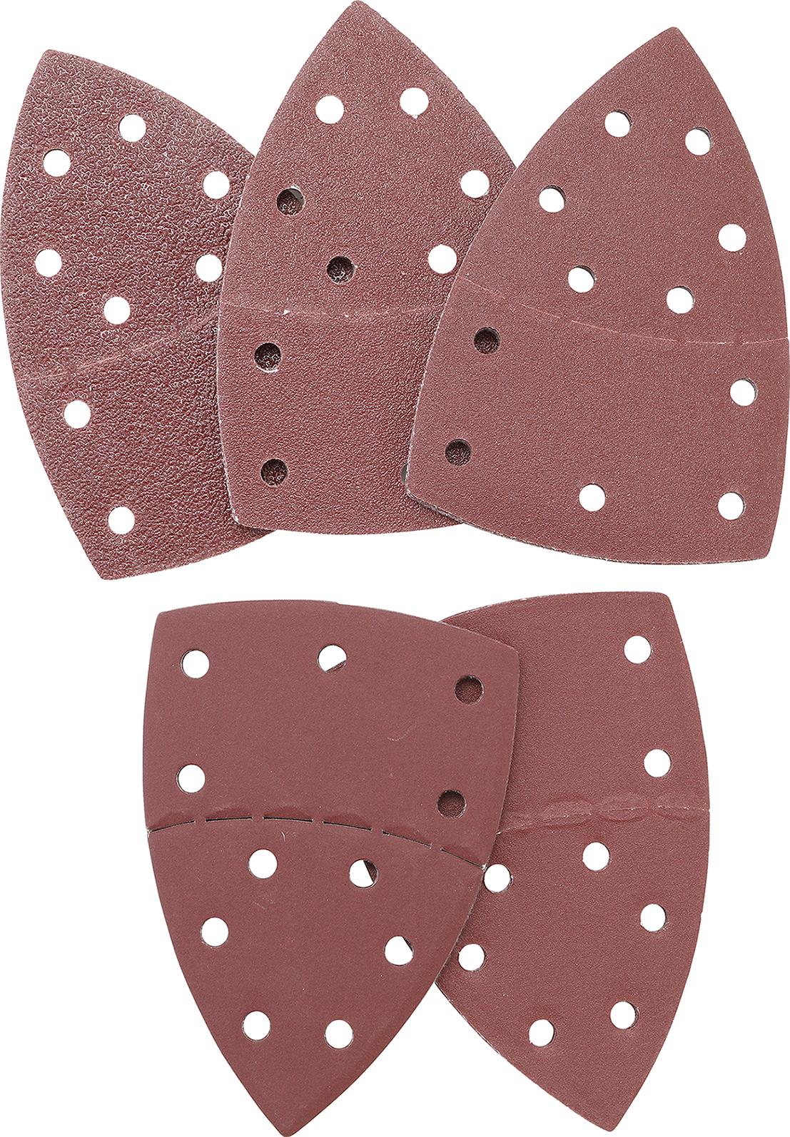 Šlifavimo lapeliai daugiafunkciniam šlifuokliui | 145 x 100 mm | K 40-400 | 25 vnt. (80819)