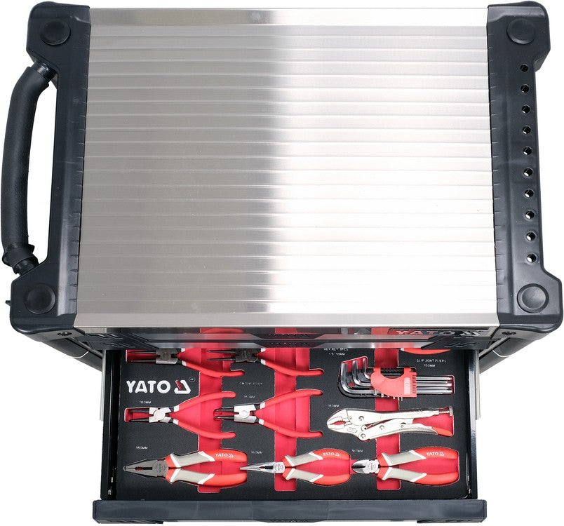 Įrankių spintelė | 157 įrankiai | 7 stalčiai (YT-55308)