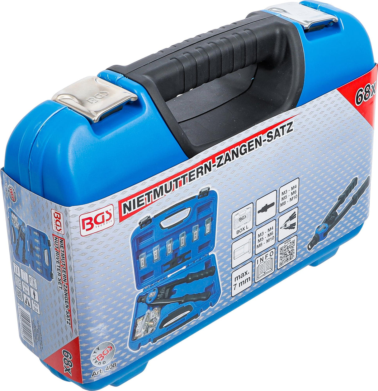 Kniediklis srieginėms knienėms PRO | M3 - M10 | 68 vnt. (408)