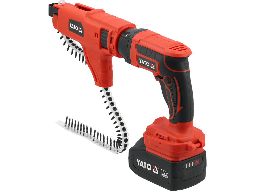 Gipskartonio suktukas akumuliatorinis | 18V | 4 Ah (YT-82075)