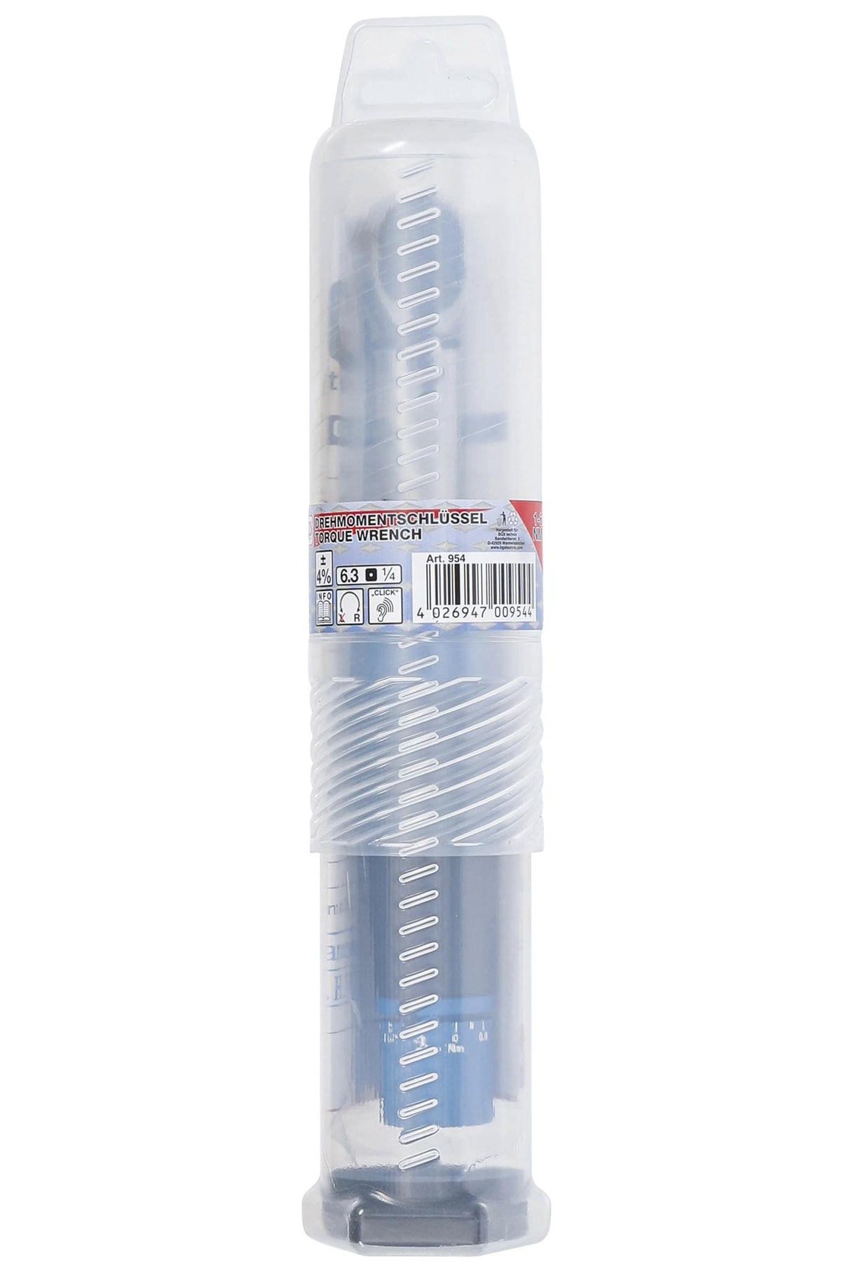 Dinamometrinis raktas | su skale | 6.3 mm (1/4") | 1 - 6 Nm (954)