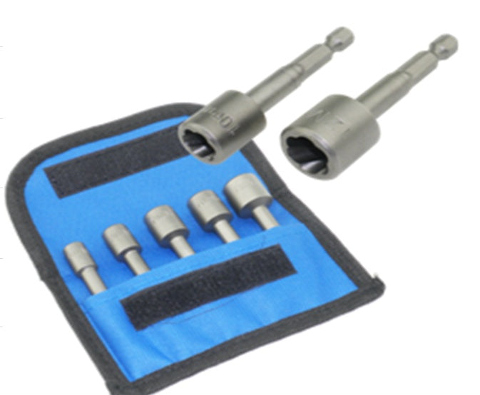 Galvučių rinkinys sugadintiems varžtams | 6- 12 mm | hex antgalis | 6.3 mm (1/4") | 5 vnt. (5267E)