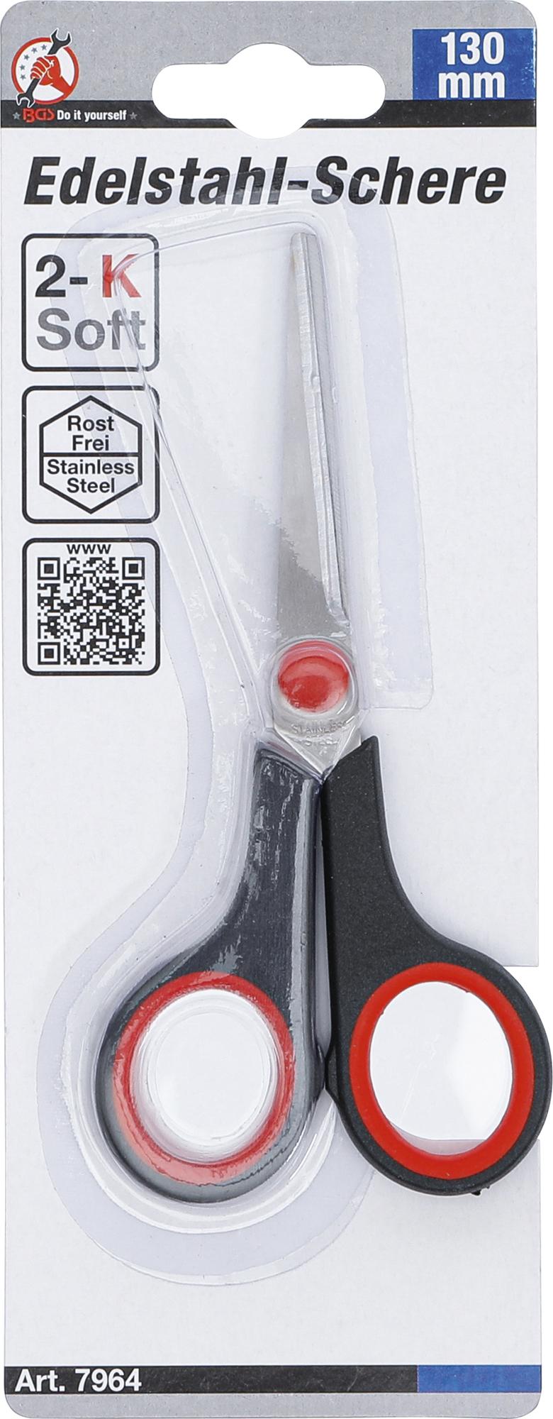 Nerūdijančio plieno žirklės | 130 mm (7964)