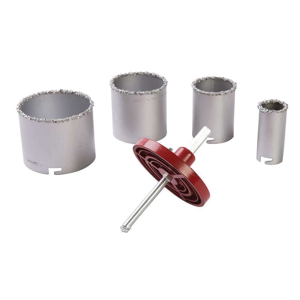 Volframinių gręžimo karūnų rinkinys | 33-53-67-73 mm | 6vnt. (V3910)