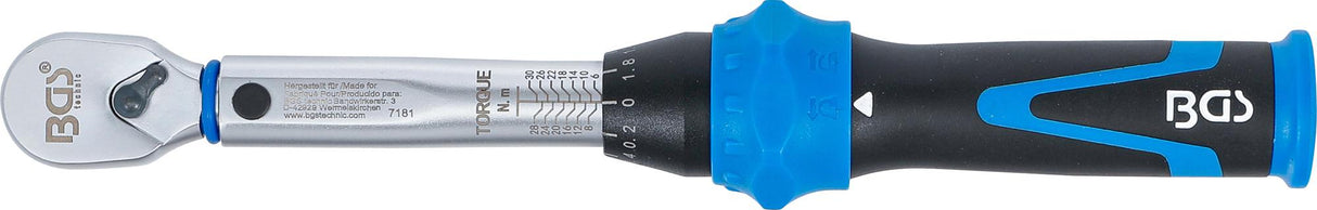 Dinamometrinis raktas | 6.3 mm (1/4") | 6 - 30 Nm (7181)