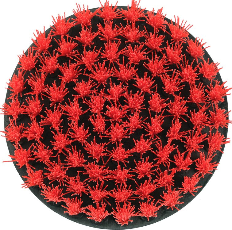 Šepečių rinkinys su Hex 6.3 mm (1/4") galu | Nailonas | 5 vnt. (YT-47777)