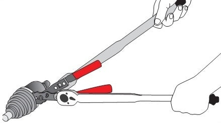 Replės auselės tipo sąvažoms su 1/2" ertmėmis (8359V)