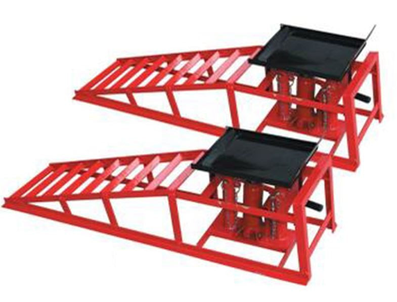 Rampos automobiliui | su domkratais | 1150 x 240 x 270-375 mm | 2 vnt. (RJ3C)