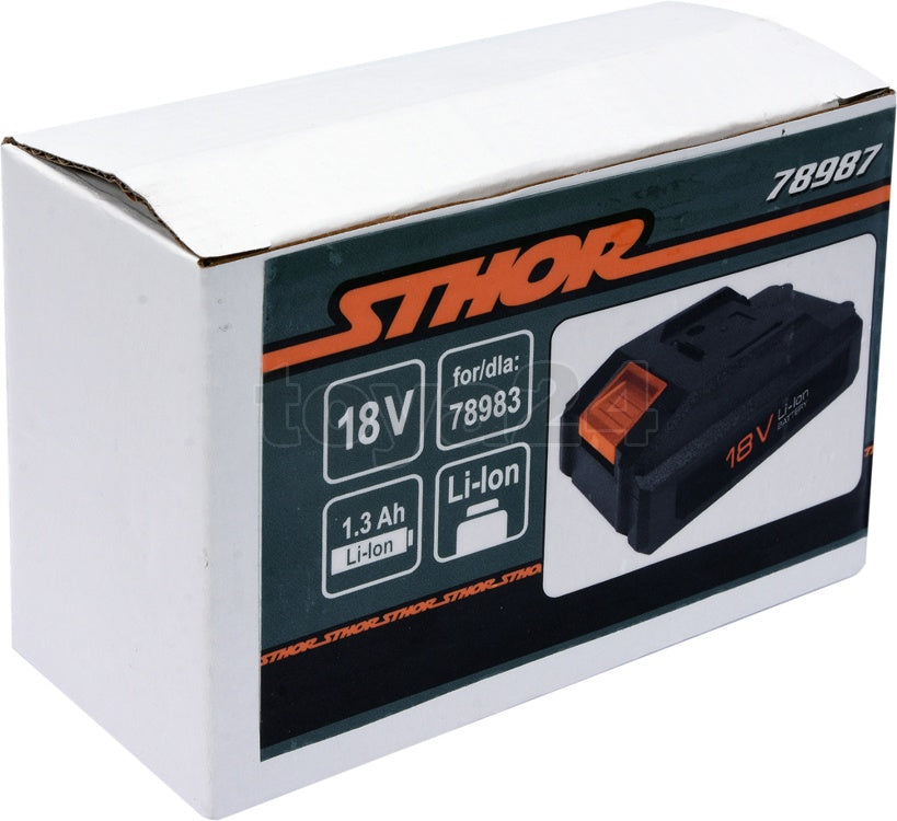 Аккумулятор li-ion 18v 1,3 ah