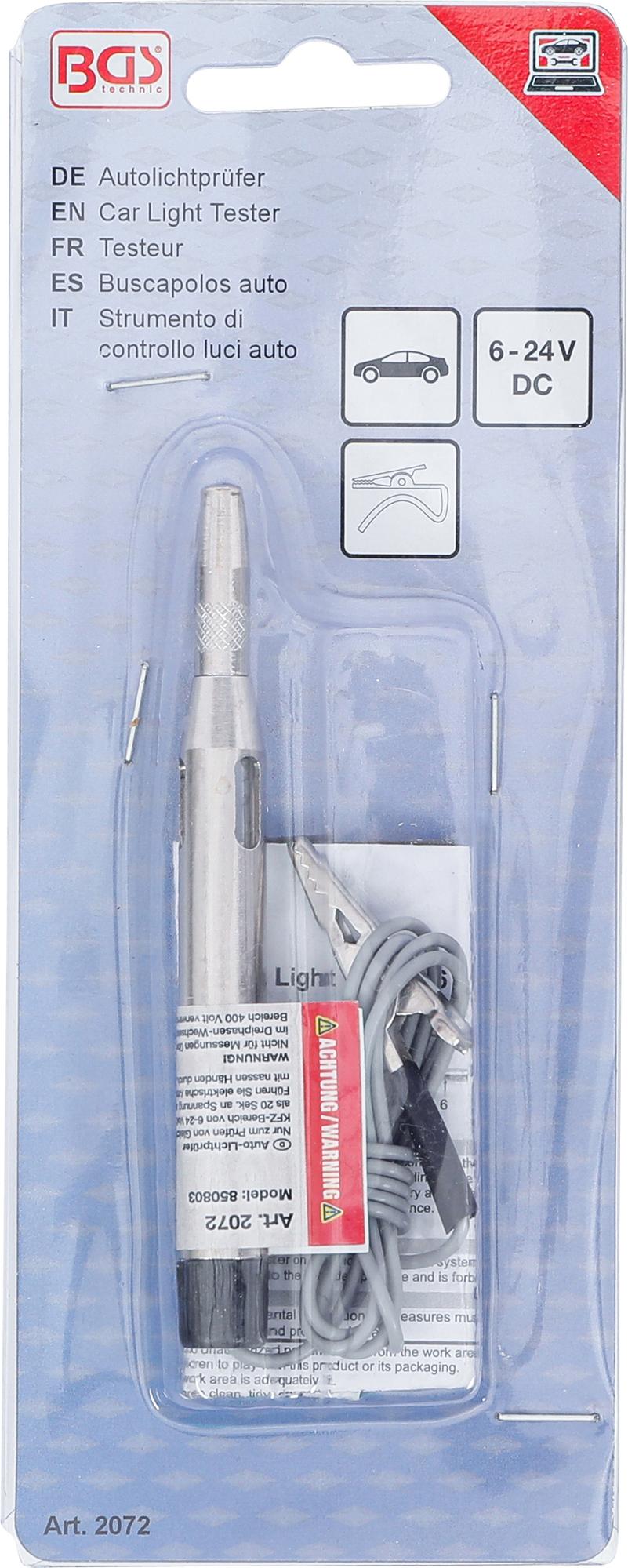 Žalvarinis testeris | 6-24V (2072)