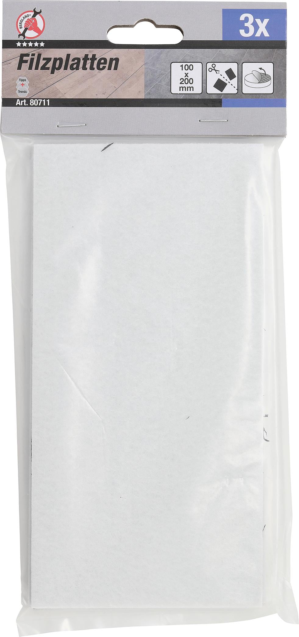 Vailokas | Matinis | baltas | 100 x 200 mm | 3 vnt. (80711)