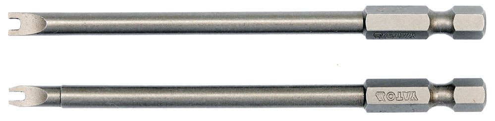 Биты двузубые 1/4", 2 шт.: Nr4x100mm; Nr8x100mm