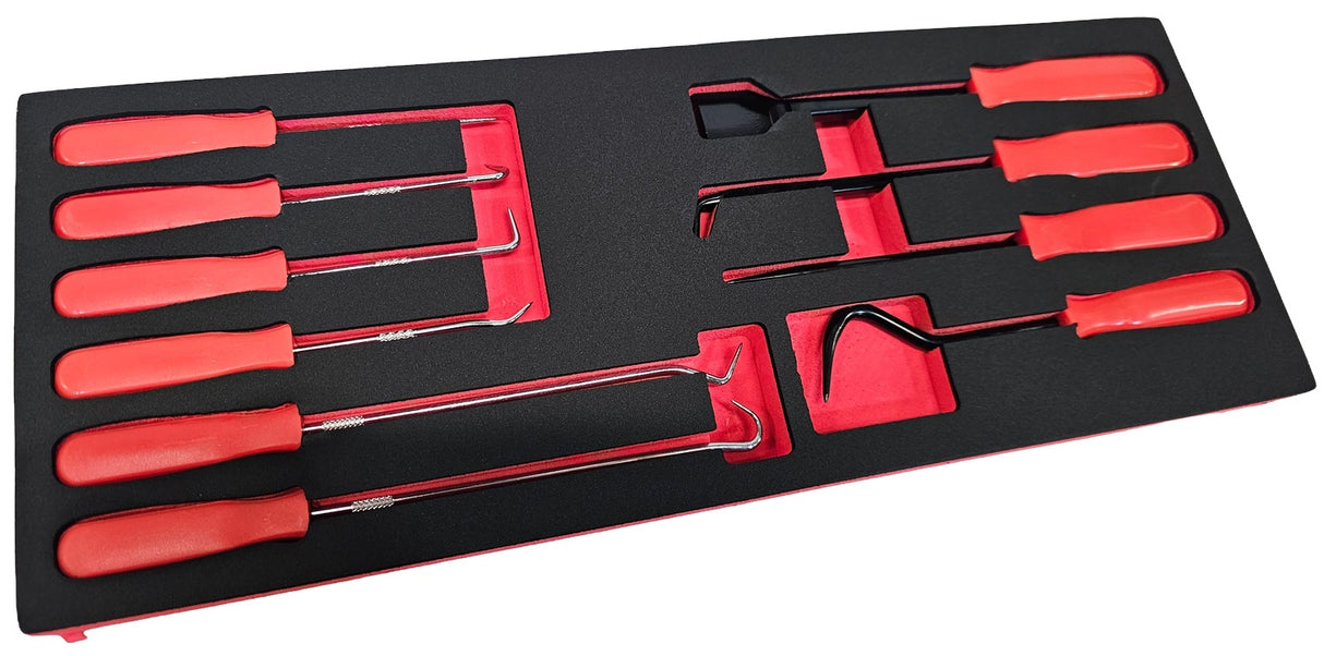 Adatų / ylų kabliukų rinkinys | smulkioms dalims | 10 vnt. (SK32910S)