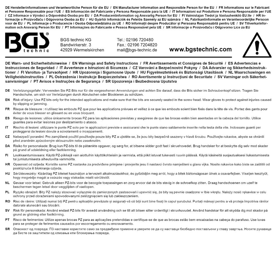 Antgalis | 8 mm (5/16") storio | Kryžminis PZ3 (4385)