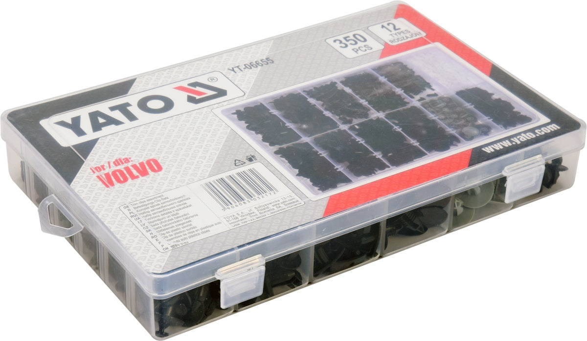 Automobilinis klipsų asortimentas | Volvo | 350 vnt. (YT-06655)