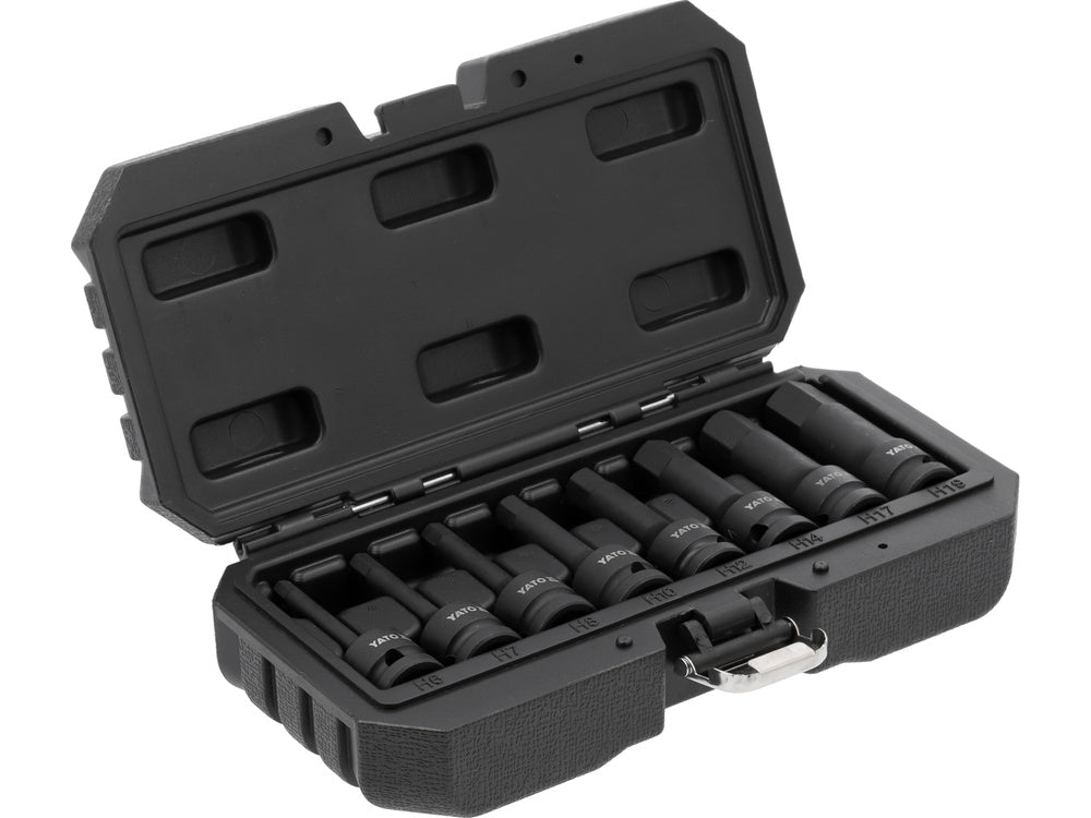 IMPACT BIT SOCKET SET HEX 8PCS 1/2" (YT-1066)