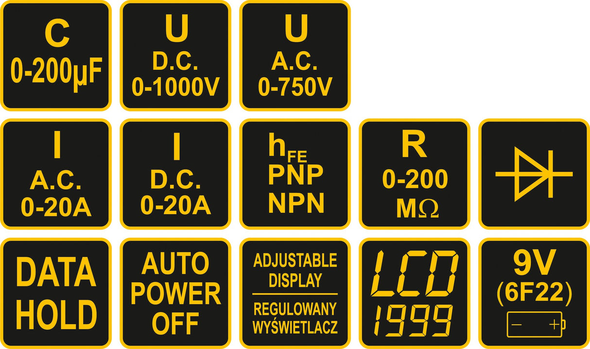 Skaitmeninis daugiafunkcinis testeris (81775)