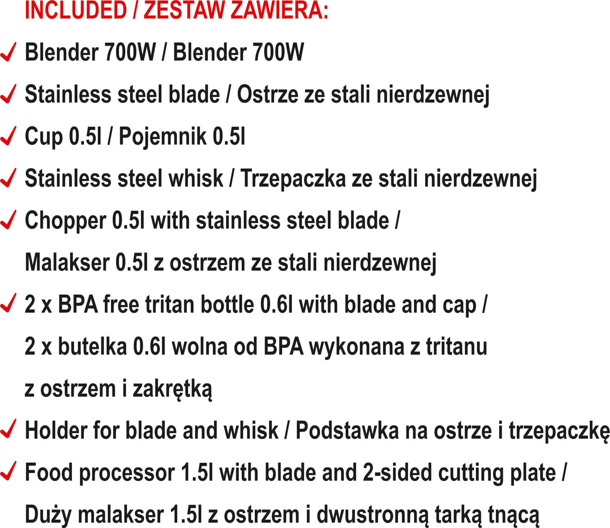 Smulkintuvas / blenderis | 700W (67701)