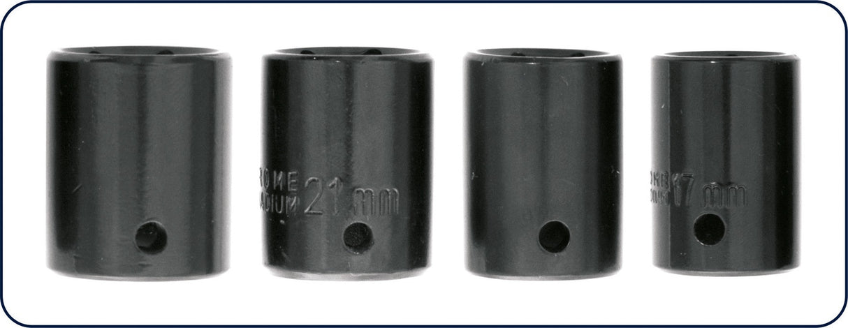 Elektrinis smūginis veržliaraktis su rinkiniu | 12,5 mm (1/2") | 800W/ 325NM (57091)