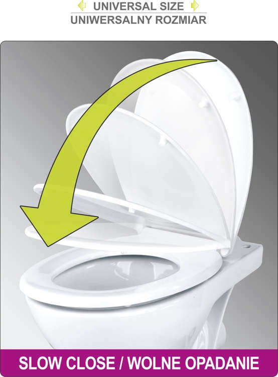 Unitazo dangtis su lėto uždarymo mechanizmu | 2-in-1 (75471)
