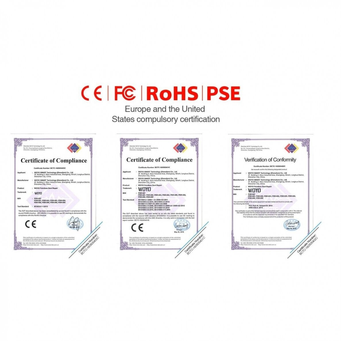 Kėbulo įdubų šalinimo įrankis | indukcinis | metalas | Woyo (PDR007)