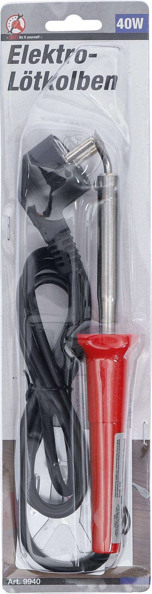 Lituoklis palenktas | plokščias antgalis | 40 W (9940)