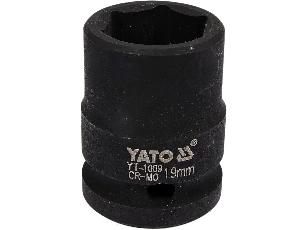 Galvutė smūginė šešiakampė | 12,5 mm (1/2") | 19 mm (YT-1009)