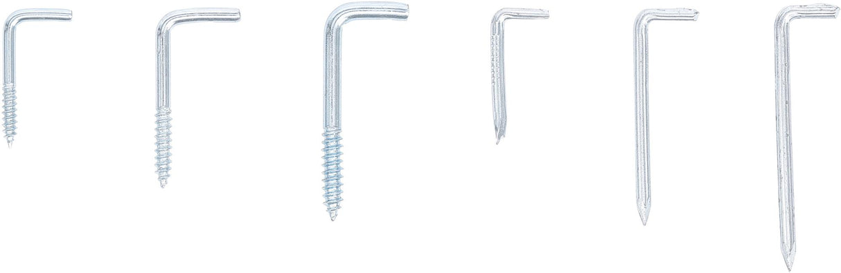 Plieninių paveikslėlių kablių asortimentas | 48 vnt. (88164)