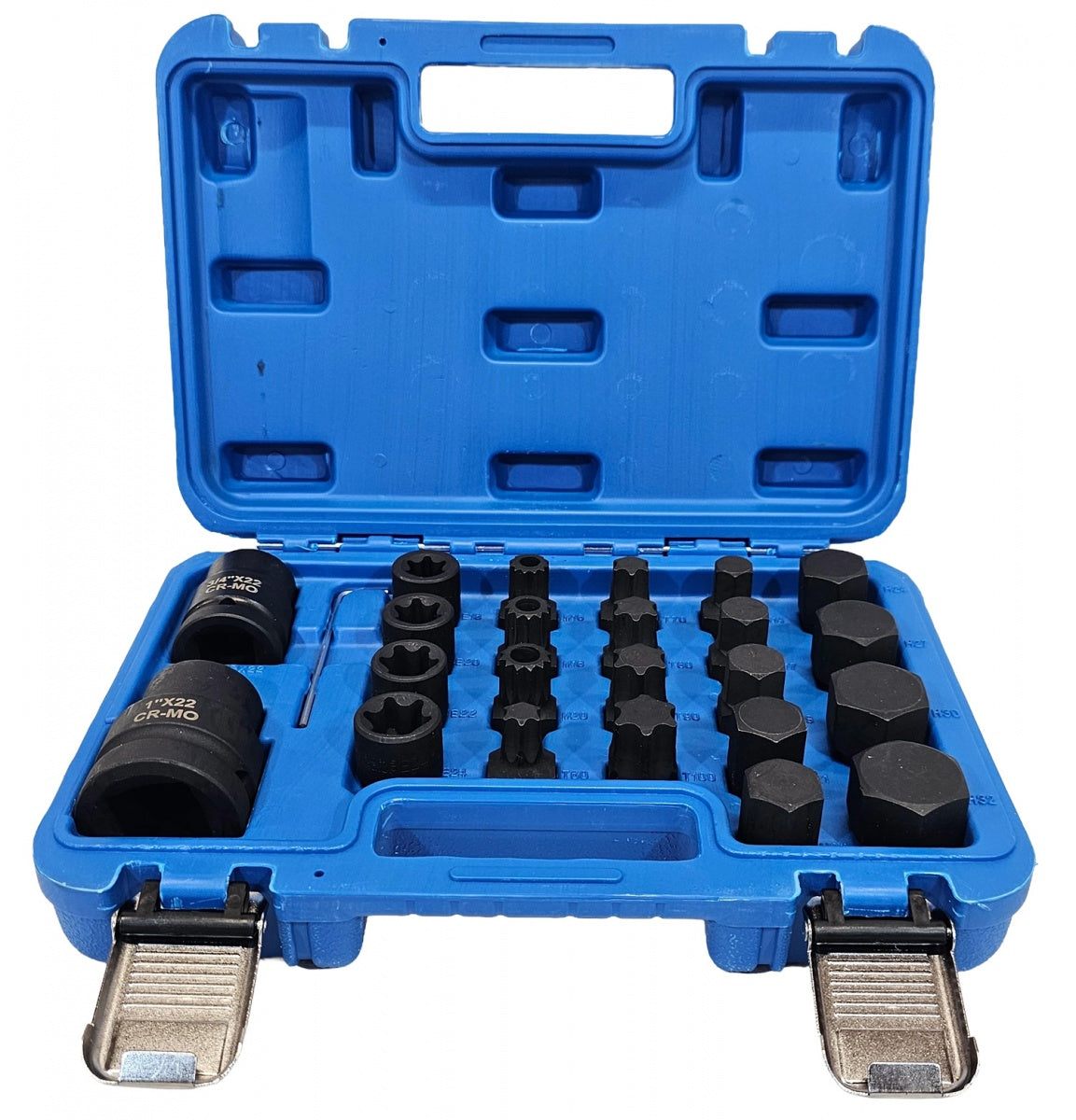 Smūginiai antgaliai sunkvežimiams | 20 mm (3/4") + 25 mm (1") | 24 vnt. (S11091)