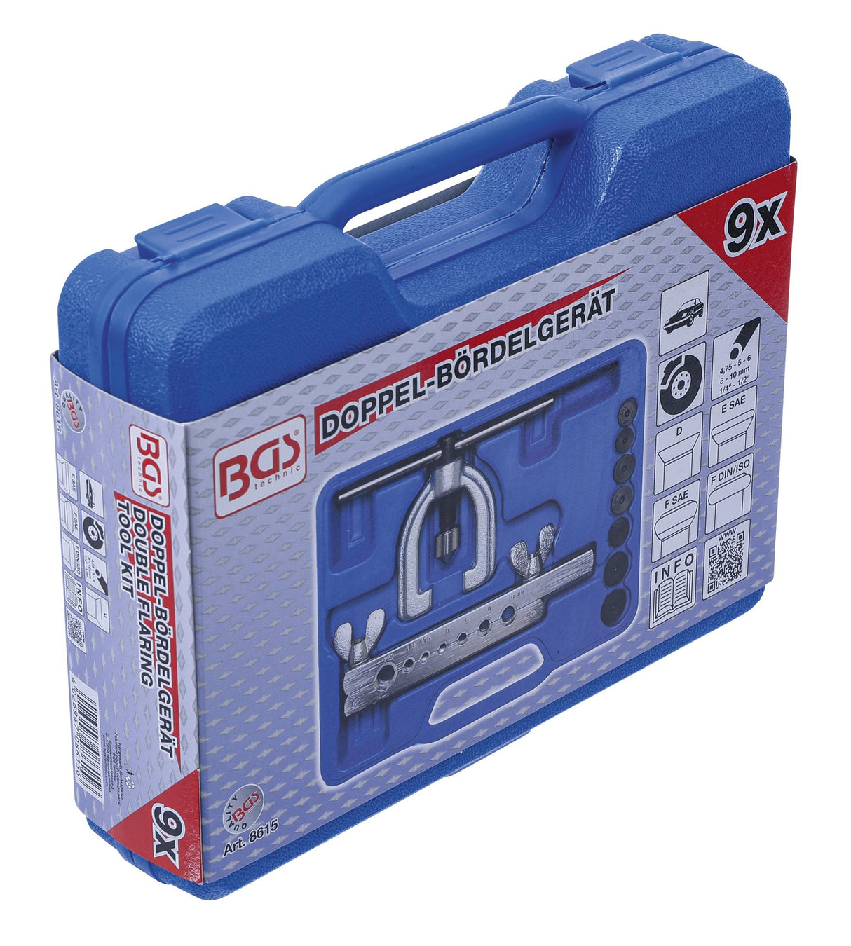 Vamzdelių valcavimo rinkinys | 9 vnt. (8615)