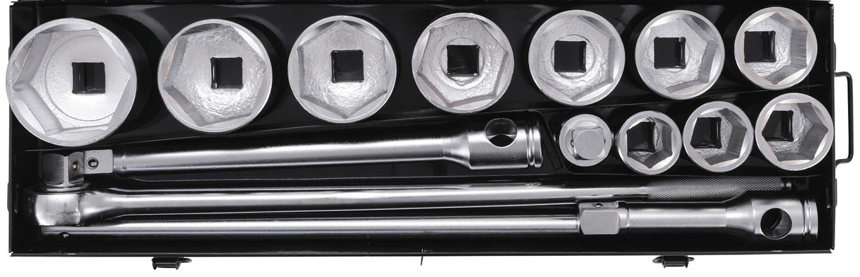 Galvučių ir rakto rinkinys | 25 mm (1") | 36-80 mm | 15 vnt. (15111)