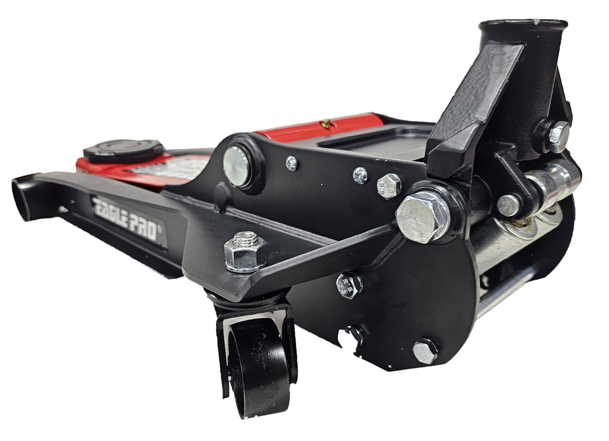 Domkratas ant ratukų | hidraulinis | dvigubas stūmoklis | 95-540 mm | 3.5 t. (LFJ35)