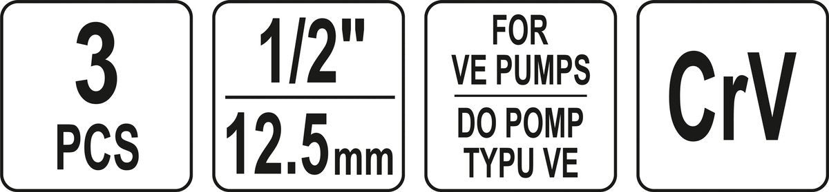 Siurblio (Bosch) reguliavimo galvučių rinkinys (YT-17525)