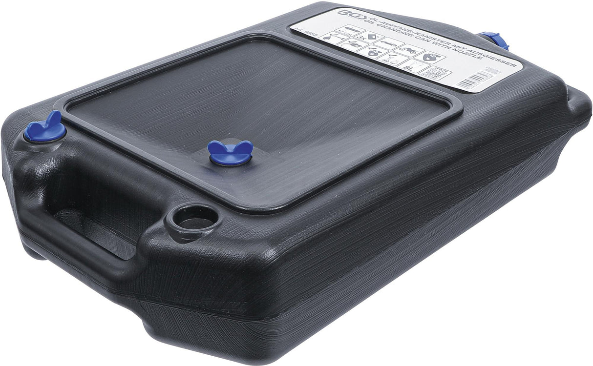 Techninių skysčių bakas su 3 kamščiais | 8 litrai (9982)