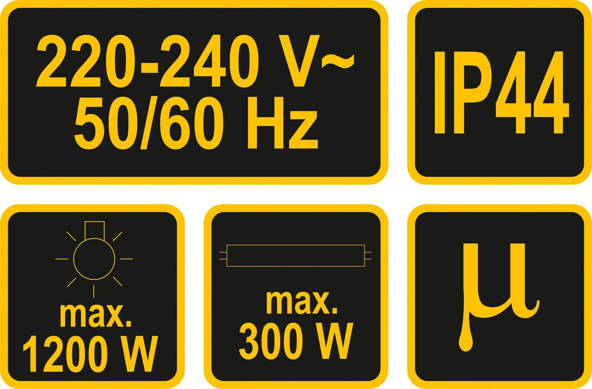 Judesio daviklis PIR IP44 juodas (83122)
