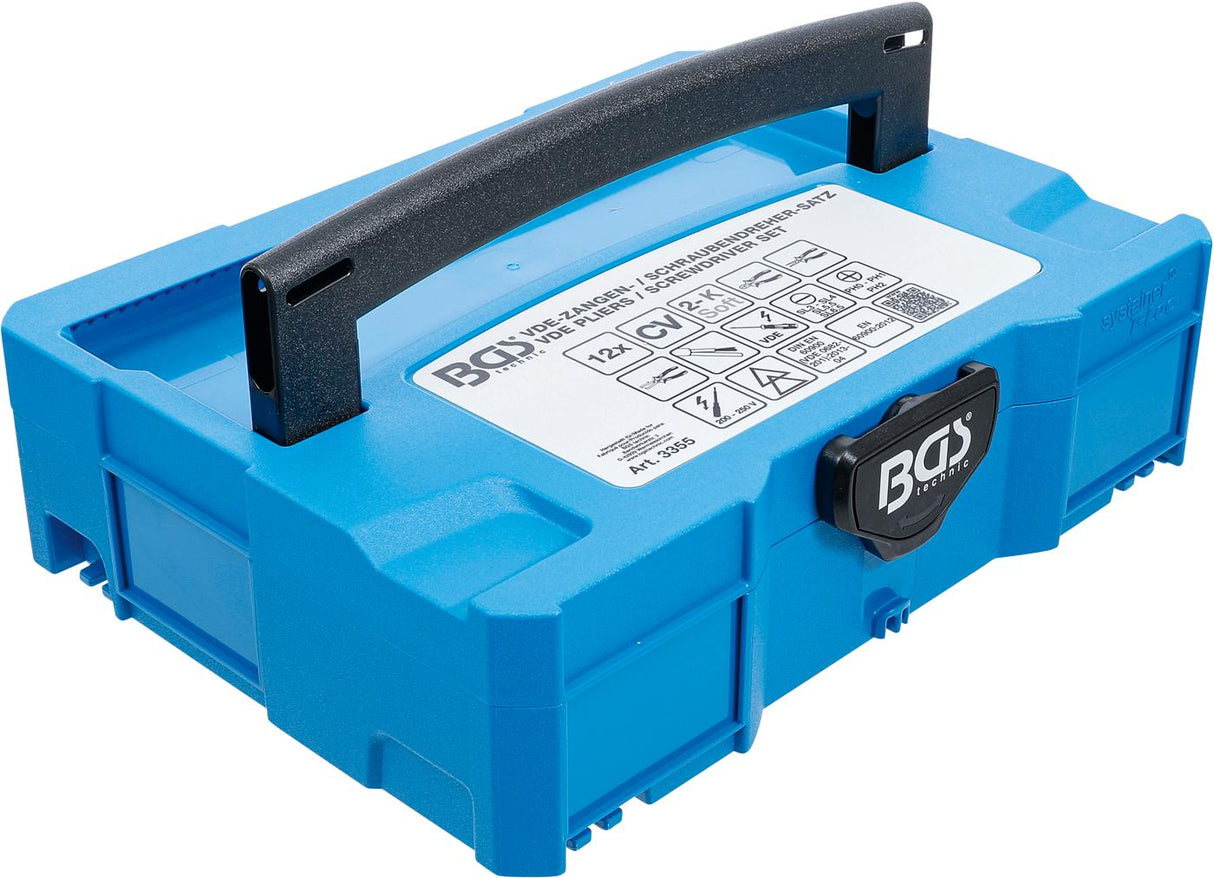 VDE replių / atsuktuvų rinkinys | BGS systainer® 13 vnt. (3355)