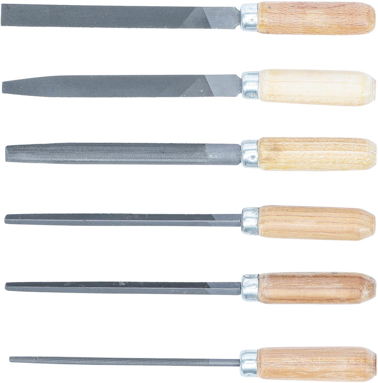 Dildžių rinkinys | Medinė rankena | 100 mm | 6 vnt. (50204)