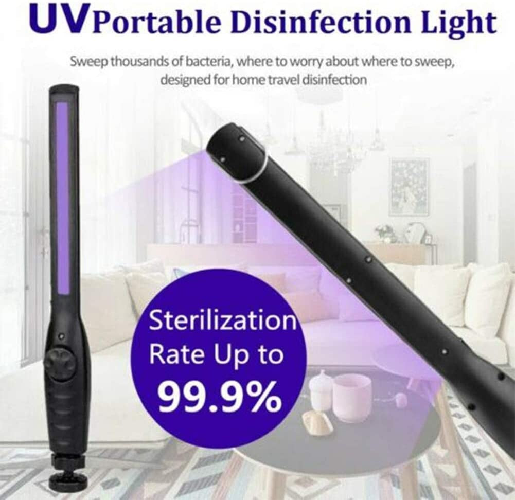 UV COB-sterilizavimo dezinfekcinė lempa ultravioletinė | itin plokščio tipo | UVC 6 LED | USB (S580-UVC)