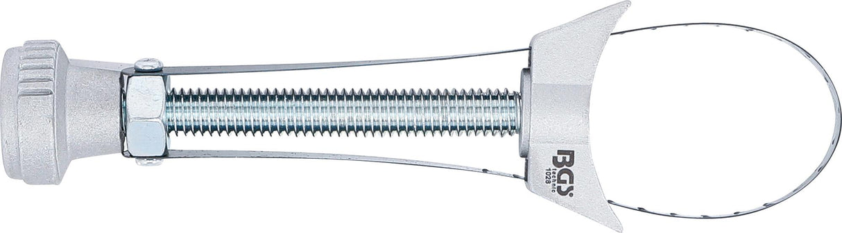 Tepalo filtro raktas juostinis | spyruoklinė plieninė juosta | lietas aliuminis | Ø maks. 105 mm (1028)