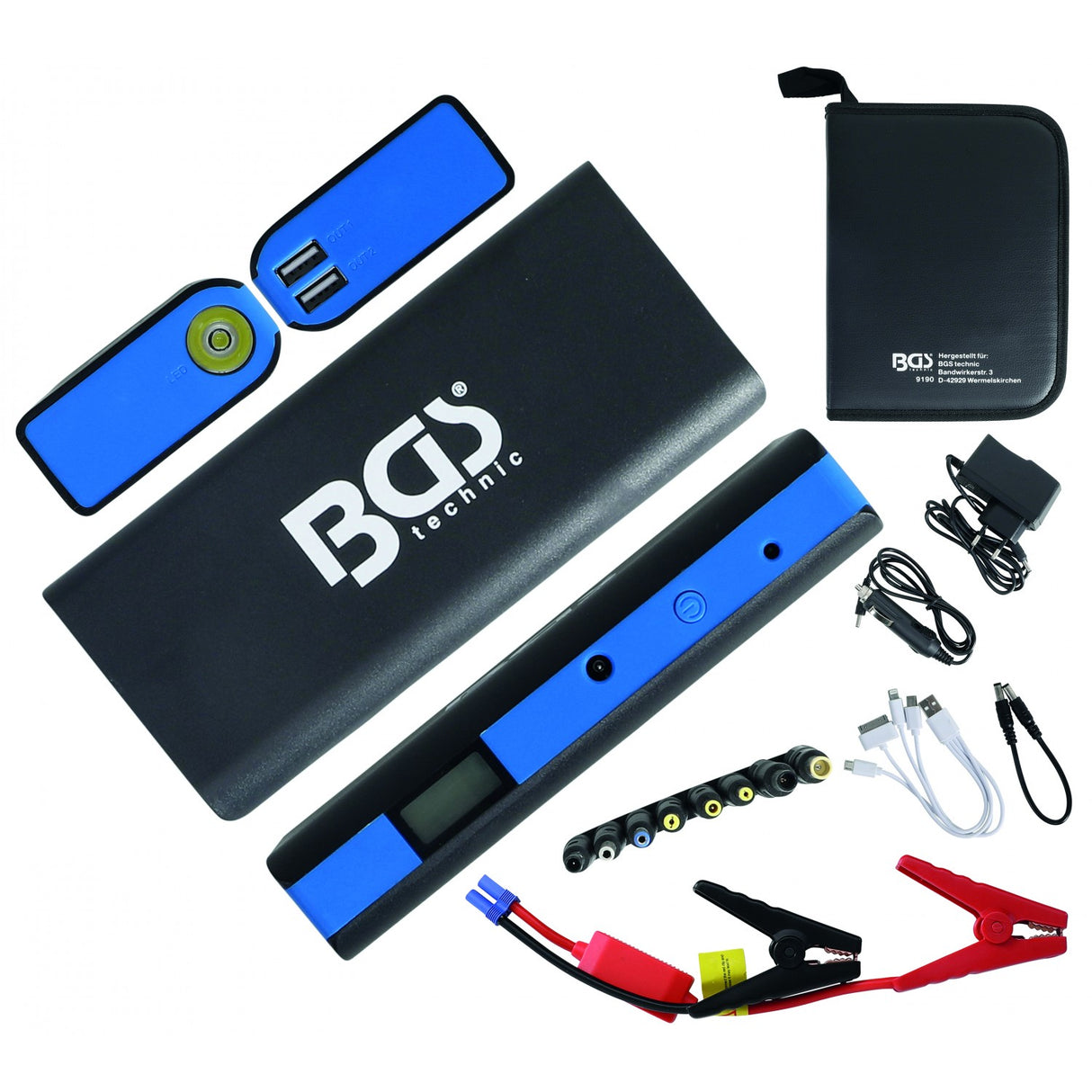 Daugiafunkcinis pakrovėjas / paleidėjas | powerbank | 10800 mAh (9190)