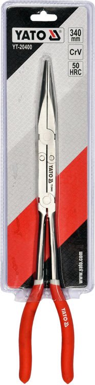 Replės ilgos tiesios | Dvigubu šarnyru | 340 mm (YT-20400)