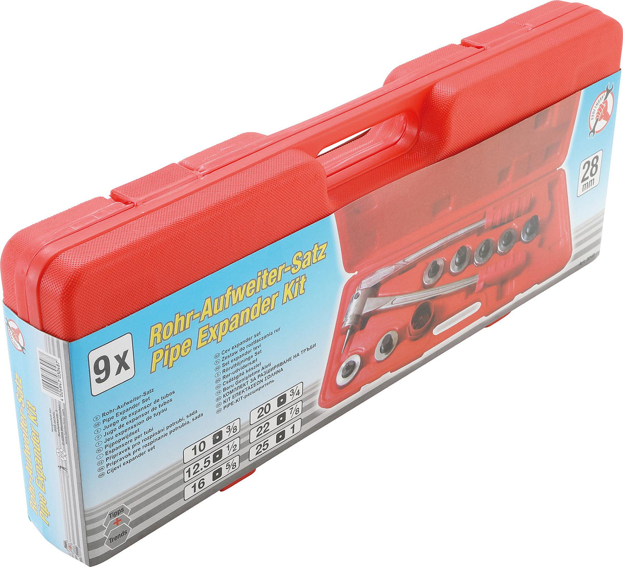 Vamzdelių plėtimo / formavimo komplektas | 9 vnt. (3048)