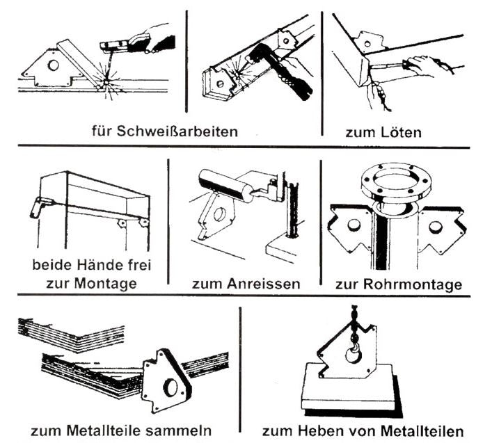 Magnetinis laikiklis suvirinimo darbams | 11 kg (3007)