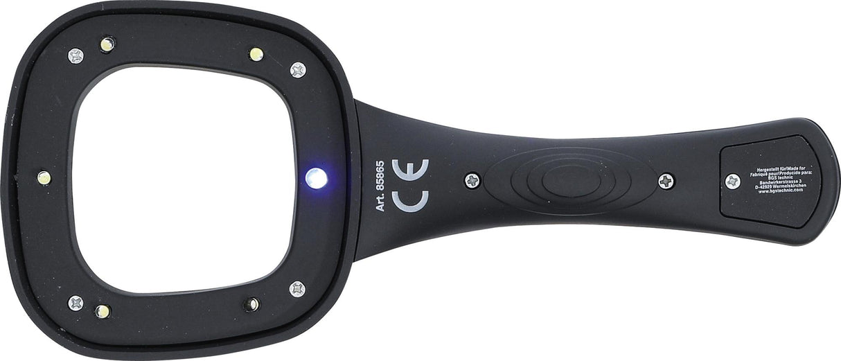 Didinamasis stiklas / lupa | LED (85865)