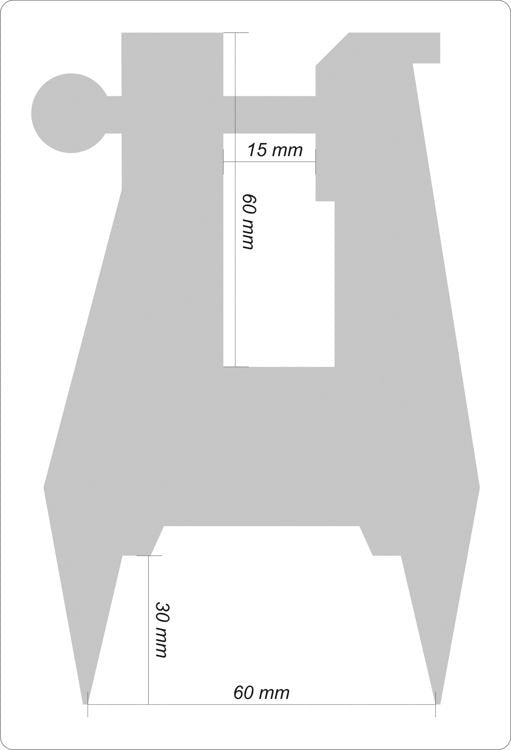 Spaustuvai kreipiančiosios / gido tvirtinimui (YT-85075)