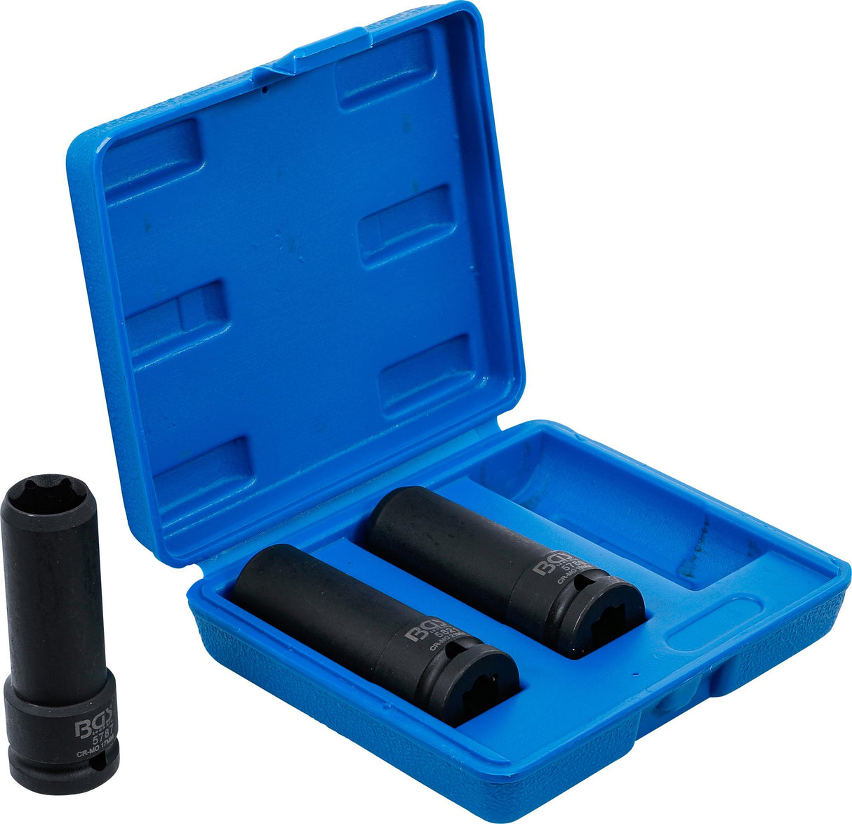 Specialių smūginių galvučių rinkinys | 12,5 mm (1/2") | 17/19/21 mm | 3 vnt. (80003)
