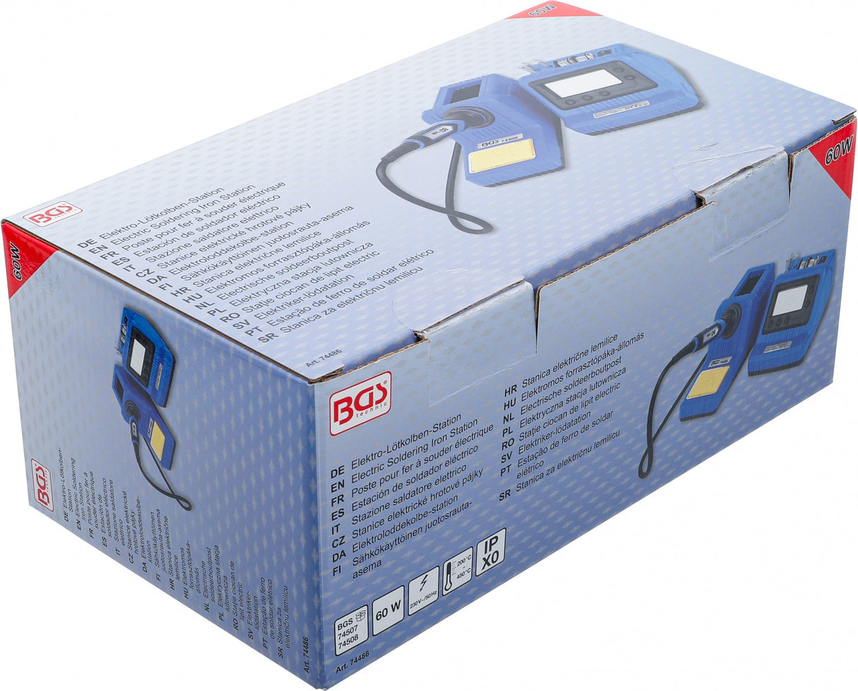 Elektrinio lituoklio stotelė | skaitmeninė | 60 W (74486)