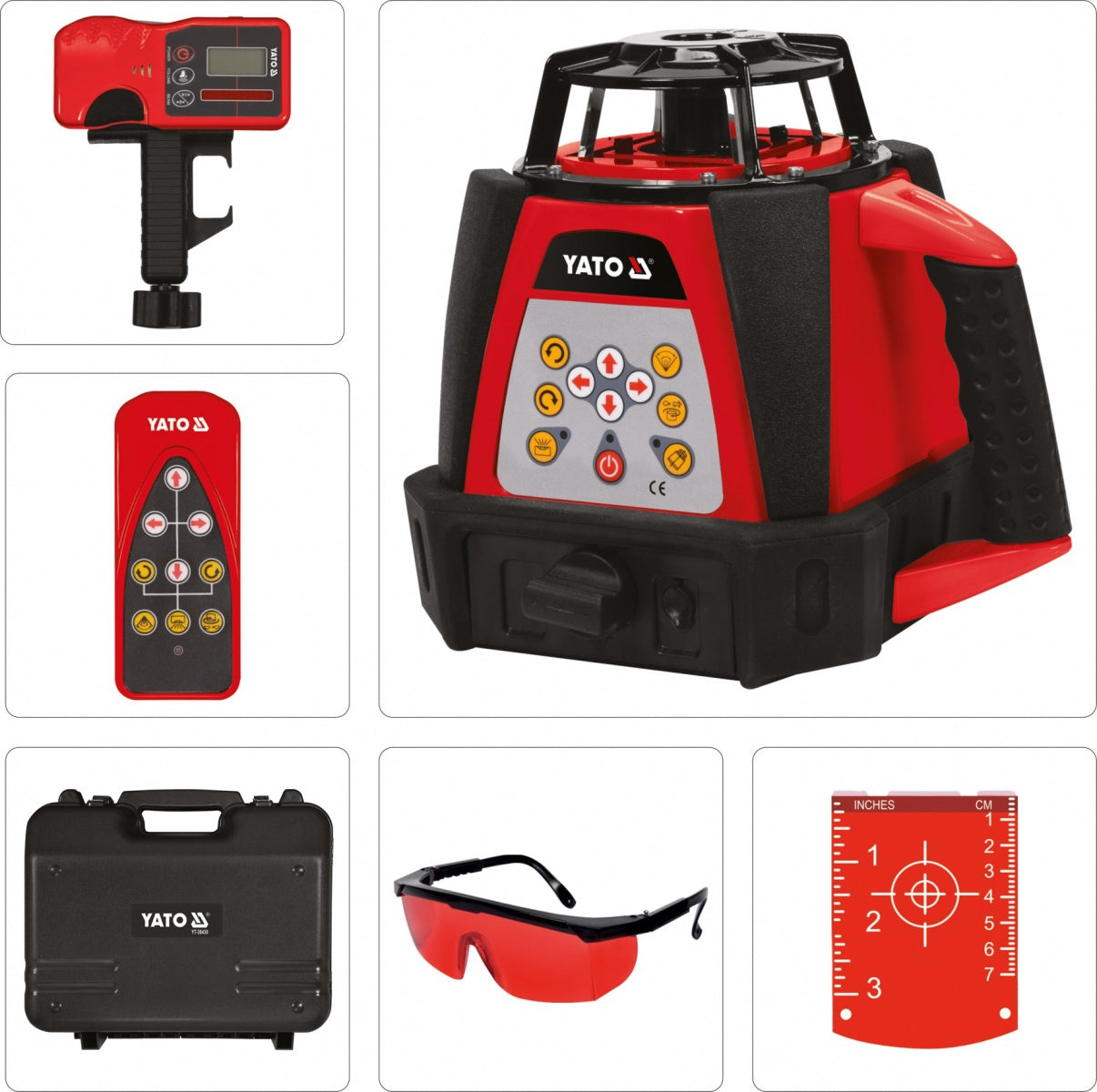 Lazerinis nivelyras | Motorinis rotorinis (YT-30430)